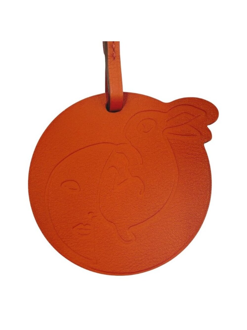 Hermes Rabbit and Moon Charm Veau Swift Bag Brown